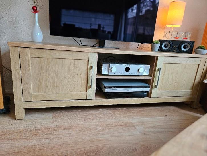 Tv meubel, Huis en Inrichting, Kasten | Televisiemeubels, Gebruikt, Minder dan 100 cm, Minder dan 50 cm, 25 tot 50 cm, Overige houtsoorten