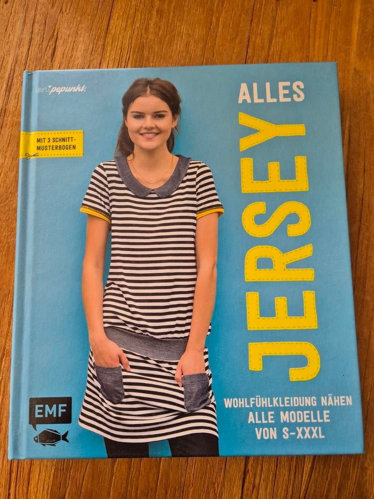 Boek: Alles Jersey - Comfortabele kleding naaien (S-XXXL), Boeken, Ophalen of Verzenden, Zo goed als nieuw