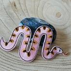 Strijk embleem Iron on Patch applicatie Slang, Hobby en Vrije tijd, D, Verzenden, Nieuw, D