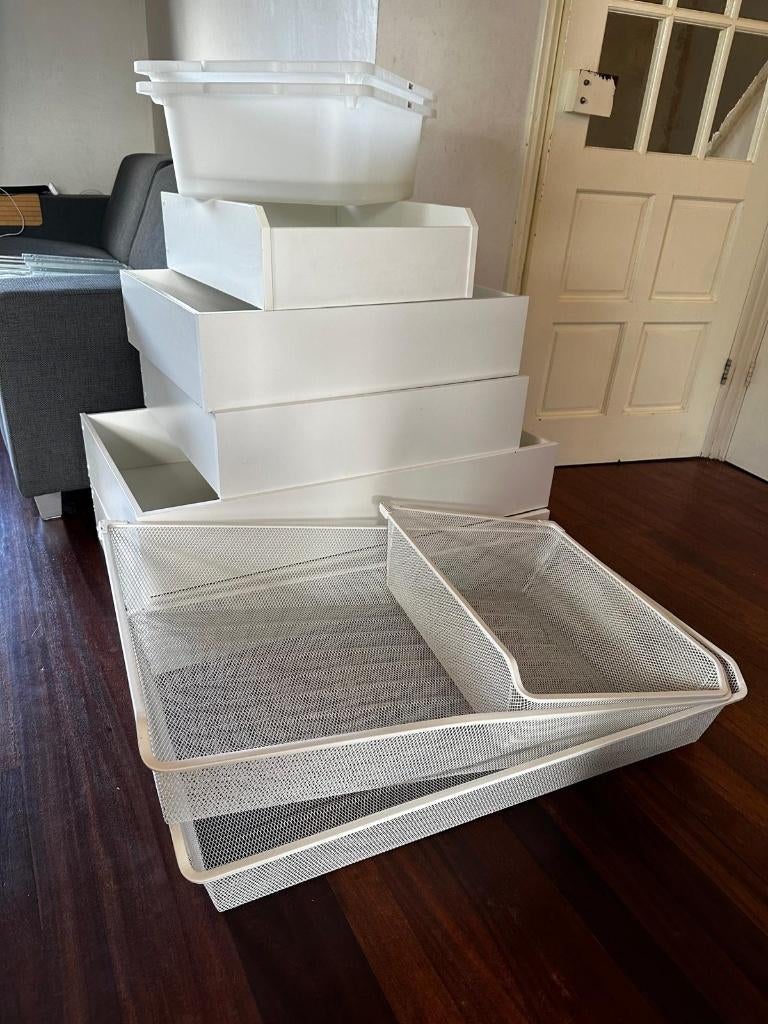 IKEA PAX KOMPLEMENT - Lades, manden, roedes, bakken, Ophalen, Kunststof, 200 cm of meer, 50 tot 100 cm