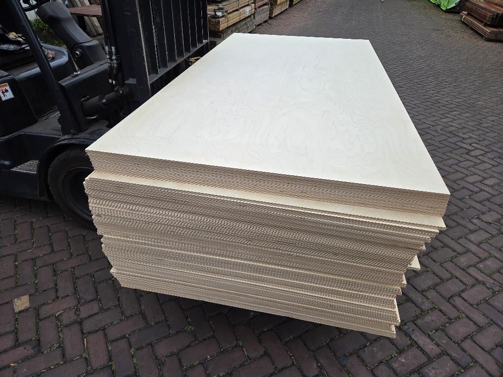 Op is op aanbieding - Berken Multiplex diverse diktes, Doe-het-zelf en Verbouw, Platen en Panelen, Ophalen, Nieuw, Multiplex