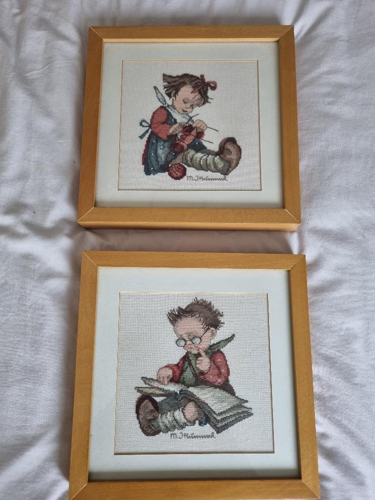 Hummel schilderijtjes, Verzamelen, Ophalen, Zo goed als nieuw, Hummel