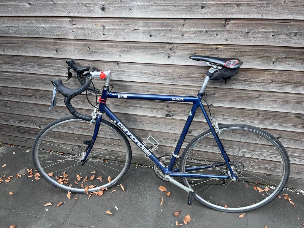 Vintage Cannondale R600 Racefiets - Klassieke Aluminium, 28 inch, Gebruikt, 10 tot 15 versnellingen, Heren
