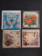 Pakket van 10 dubbele kaarten met envelop (handmade), Nieuw, Ophalen of Verzenden, Overig, Nvt