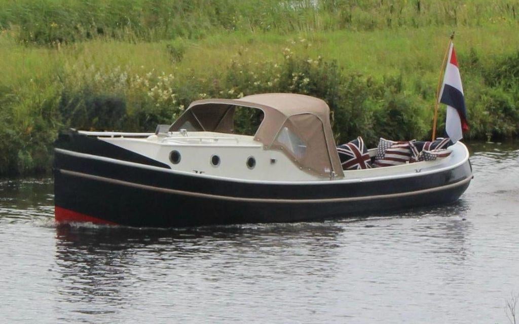 Unieke ruime geklonken steilsteven sloep, Watersport en Boten, Ophalen, Gebruikt, Staal, Binnenboordmotor