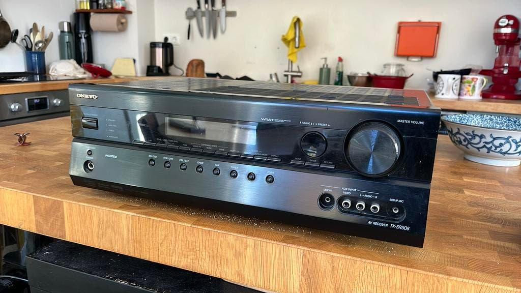 Onkyo TX-SR508 AV versterker 5.1 HDMI, Ophalen of Verzenden, Zo goed als nieuw, 120 watt of meer, Onkyo