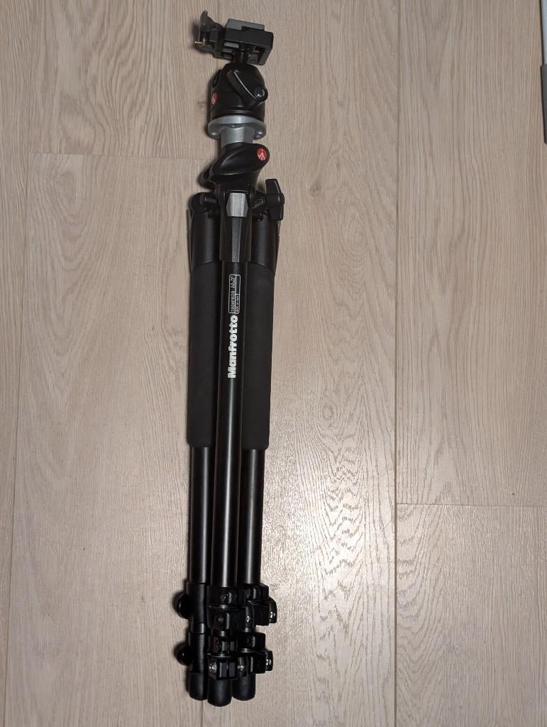 Manfrotto 190XPROB Statief Compleet, Ophalen, Gebruikt, Driepoot, 150 tot 175 cm