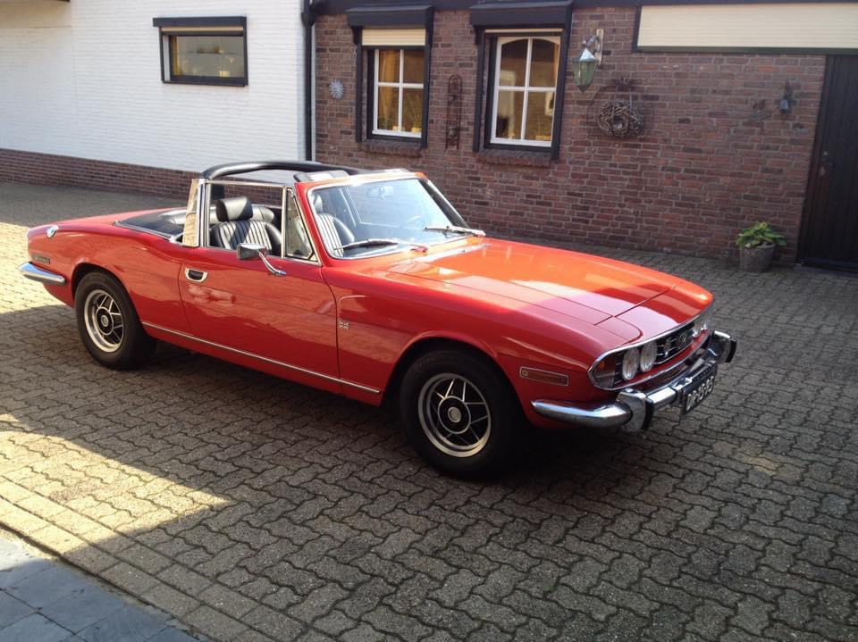 Triumph Stag 3.0 1972 Rood, 1232 kg, Cabriolet, Radio, Handgeschakeld