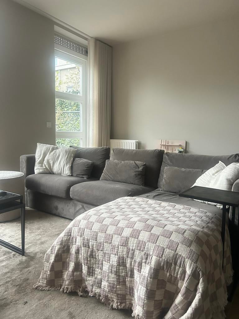 GRATIS Ikea Vimle loungebank met Norsemaison hoezen, Ophalen, Gebruikt, 100 tot 125 cm, Hoekbank