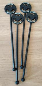 ZWARTE COCKTAIL STAAFJES BACARDI *ROERSTAAFJES VLEERMUIS, Verzamelen, Ophalen of Verzenden, Zo goed als nieuw, Gebruiksvoorwerp