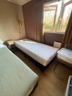 Boxspring bed 80x200 - Gratis af te halen in Hummelo, Ophalen, Gebruikt, Eenpersoons, Bruin