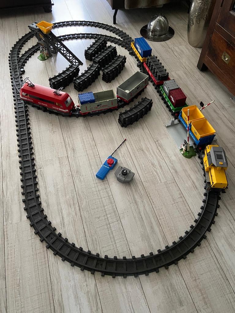 Uitgebreide Playmobil trein-set, Ophalen, Gebruikt, Complete set