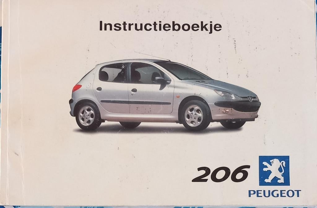 Instructieboekje Peugeot 206 (1999) - Handleiding, Ophalen of Verzenden