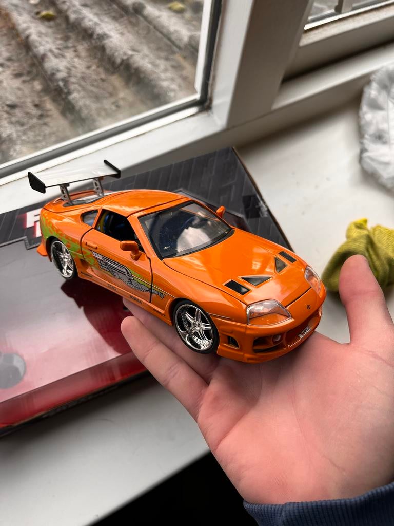 Fast & Furious Toyota Supra Modelauto met Paul Walker, Ophalen, Gebruikt, Auto, Overige merken