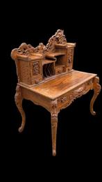 Antiek Chinees bureau met stoel - 19e eeuw, Ophalen of Verzenden