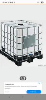 10 ibc, regenton, wateropvang, 1000 liter container, 150 liter of meer, Ophalen, Zo goed als nieuw