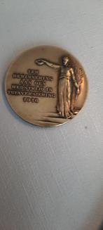 Penning wedstrijd in tuinversiering 1916, Ophalen of Verzenden, Brons, Nederland