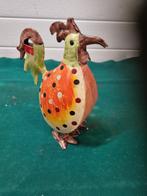 beeld haan metaal designe, Verzamelen, Beelden en Beeldjes, Ophalen of Verzenden