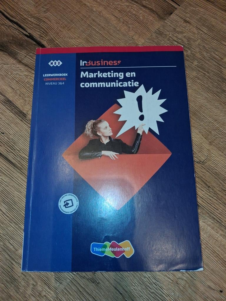 InBusiness Marketing en Communicatie MBO niveau 3/4, Boeken, Studieboeken en Cursussen, Inge Berg, Marie Janssen, Ophalen of Verzenden