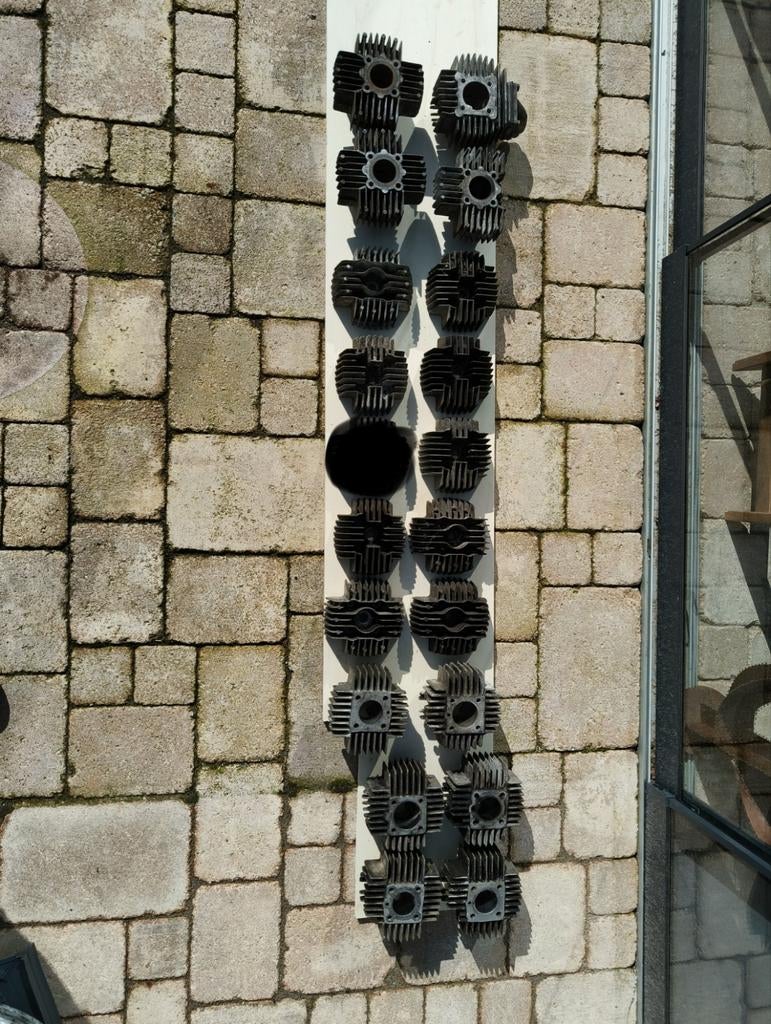 10 cilinders en 9 cilinderkoppen Puch gebruikt, Ophalen, Gebruikt, Cilinder