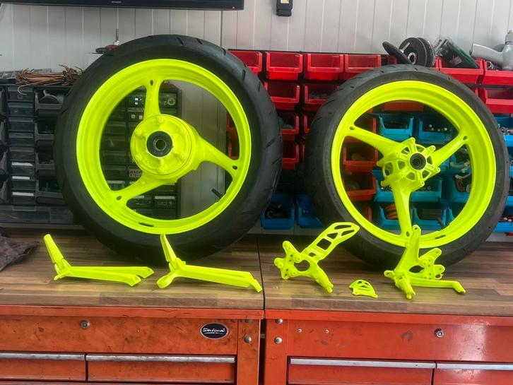 Motorvelgen poedercoaten, Motoren, Onderdelen | Suzuki, Nieuw, Ophalen of Verzenden