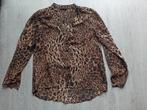 Panter blouse, Ophalen of Verzenden, Zo goed als nieuw, Maat 36 (S), Bruin