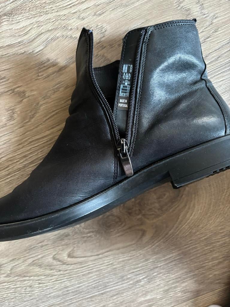 Ecco enkellaarsjes maat 39, Kleding | Dames, Schoenen, Ophalen of Verzenden, Gedragen, Zwart, Lage of Enkellaarzen