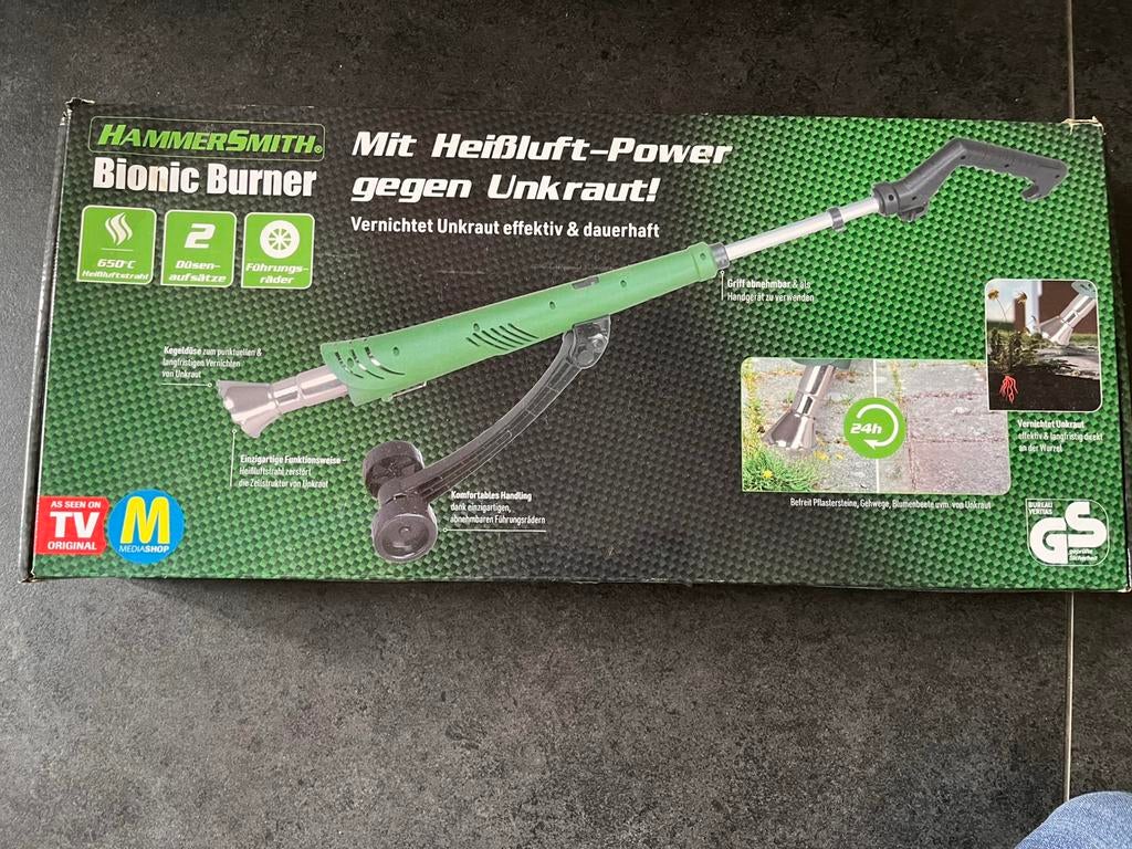 Hammersmith bionic burner. Onkruidbrander, Tuin en Terras, Onkruidbranders, Zo goed als nieuw, Ophalen of Verzenden