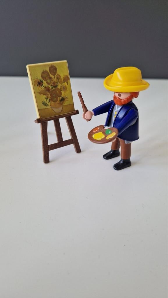 Playmobil 70686 Vincent van Gogh - Zonnebloemen, Kinderen en Baby's, Ophalen of Verzenden, Zo goed als nieuw, Complete set