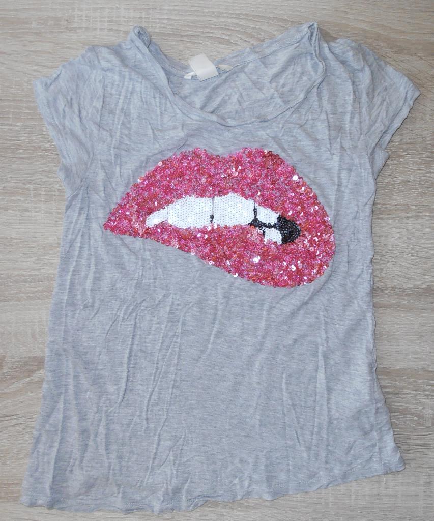 shirt maat 158/164, Gebruikt, Meisje, H&M, Ophalen of Verzenden