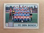 Panini Voetbal 82 Elftal FC Den Bosch, Ophalen of Verzenden, Zo goed als nieuw, Overige binnenlandse clubs, Poster, Plaatje of Sticker