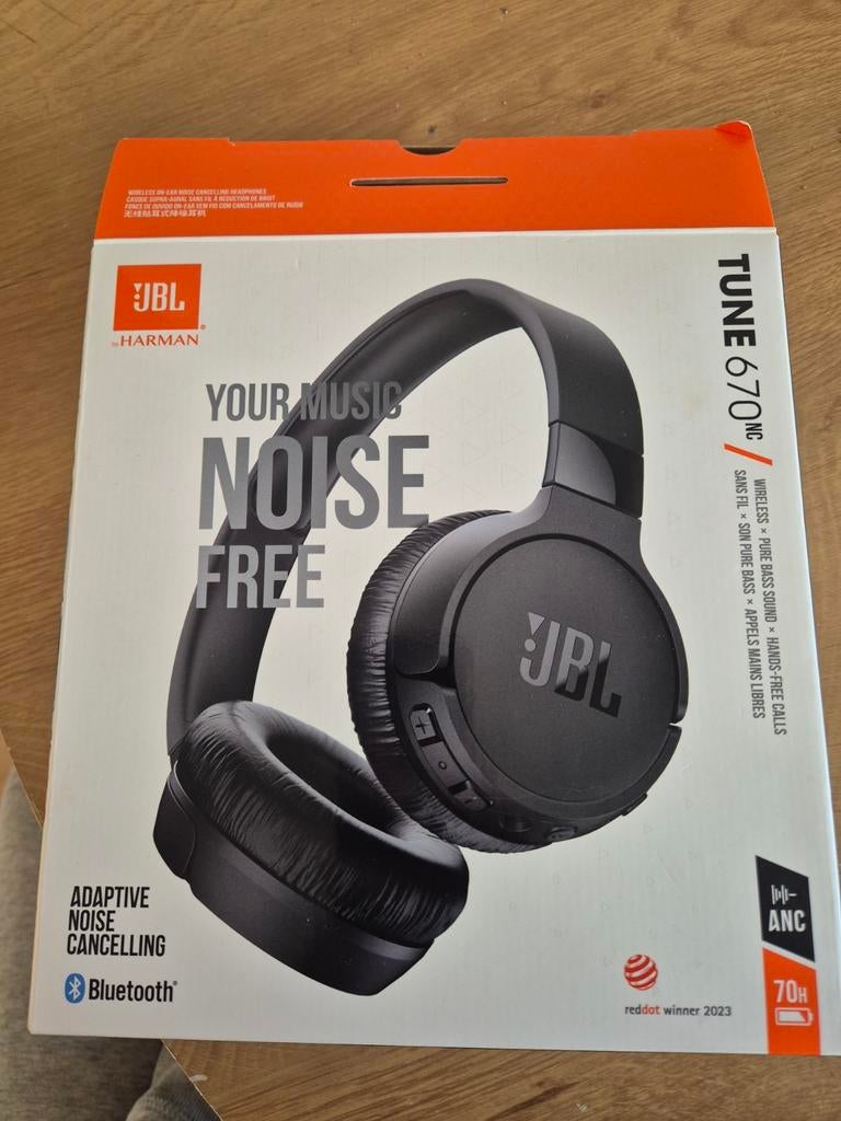 JBL Tune 670 NC, Nieuw, Op oor (supra aural), Draadloos, Ophalen