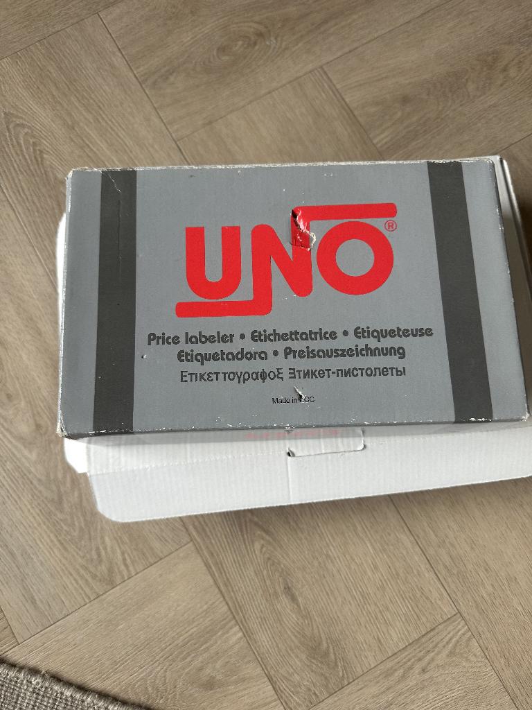 TUN2612-C8 prijstang Uno 1x8 posities (2616 etiketten), Ophalen of Verzenden, Zo goed als nieuw