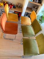 Zuiver Ridge rib stoelen 6x buisframe, Huis en Inrichting, Stoelen, Ophalen, Zo goed als nieuw, Overige kleuren, Vijf, Zes of meer stoelen