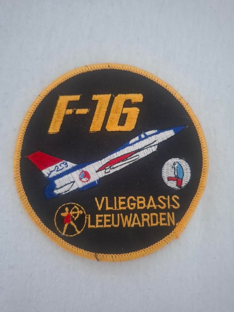 F-16 Vliegbasis Leeuwarden Patch, Ophalen of Verzenden, Gebruikt, Overige typen