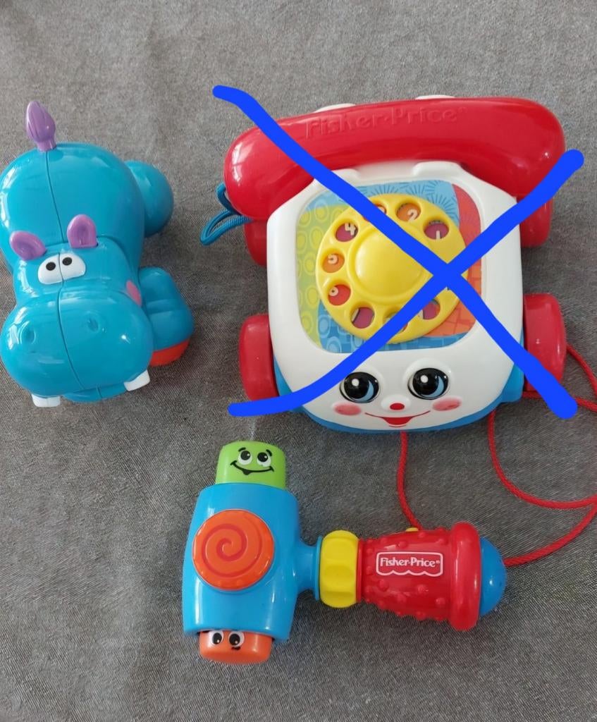Fisher price 2.50 per stuk, Ophalen of Verzenden