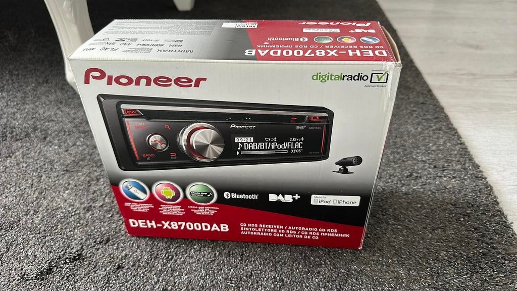 Pioneer autoradio USB CD Bluetooth iPhone iPhone en Android, Auto diversen, Autoradio's, Ophalen, Gebruikt
