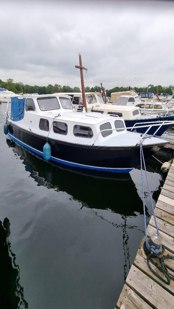 Te koop Woudenberg Platbodem, Watersport en Boten, Motorboten en Motorjachten, Ophalen, 10 tot 30 pk, Gebruikt, Staal