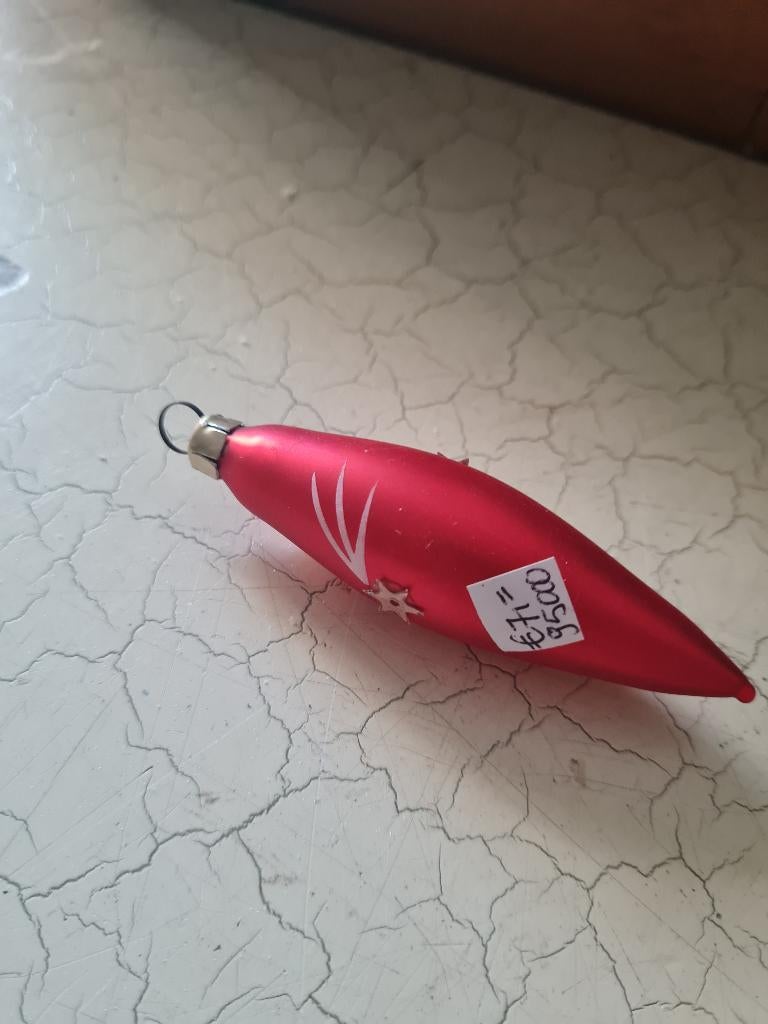Antieke kleine kerstbal pegel, Diversen, Heikant 21 Kaatsheuvel, Belle Vieille Brocante, Ophalen of Verzenden, Zo goed als nieuw