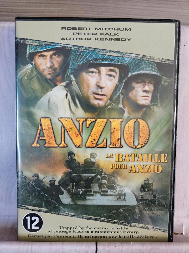 ANZIO (1968) Robert Mitchum en Peter Falk - Dvd Oorlog/Drama, Cd's en Dvd's, Dvd's | Actie, Zo goed als nieuw, Oorlog, Vanaf 12 jaar