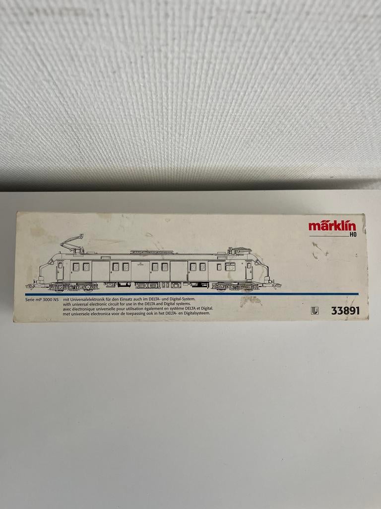Märklin H0 NS Locomotief Serie mP 3000, nr. 33891, Hobby en Vrije tijd, Wisselstroom, Locomotief, Ophalen of Verzenden, Märklin