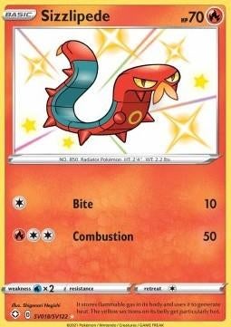 SIZZLIPEDE SV018/SV122  - SHINING FATES, Ophalen of Verzenden, Nieuw, Losse kaart, Foil