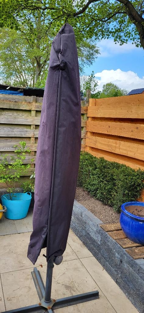 parasol, Tuin en Terras, Ophalen, Zweefparasol, 3 tot 4 meter, Verstelbaar