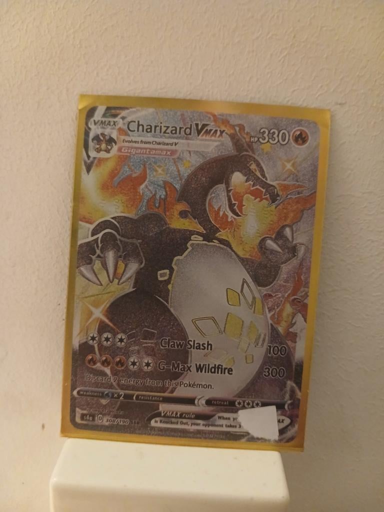 Pokémon Charizard VMAX kaart, Hobby en Vrije tijd, Verzamelkaartspellen | Pokémon, Ophalen of Verzenden