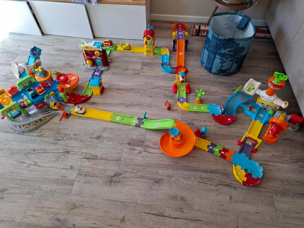 Grote VTech Toet Toet Auto's set, Ophalen of Verzenden, Zo goed als nieuw, 2 tot 4 jaar