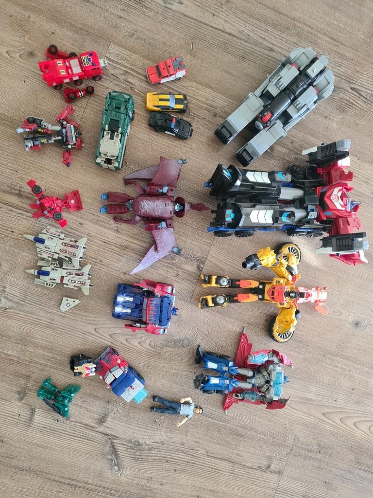 Grote collectie Transformers en speelgoedauto's, Verzamelen, Transformers, Gebruikt, Ophalen of Verzenden