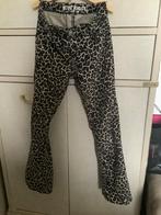 146 flare blue ridge leopard, Kinderen en Baby's, Kinderkleding | Maat 146, Broek, Meisje, Ophalen of Verzenden, Zo goed als nieuw