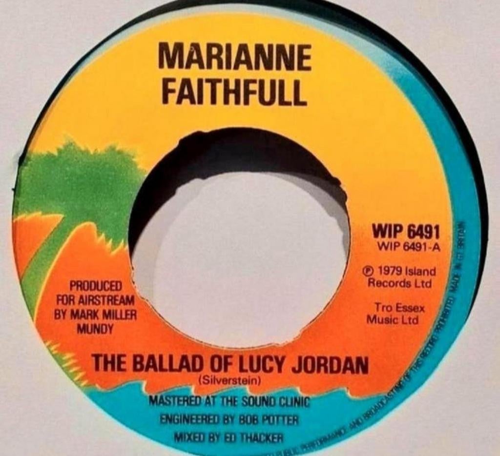 MARIANNE FAITHFULL  - THE BALLAD OF LUCY JORDAN, Ophalen of Verzenden, Gebruikt
