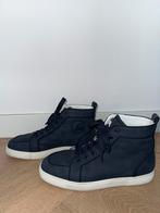 Christian Louboutin Louis High-Top Sneakers, Ophalen of Verzenden, Zo goed als nieuw, Blauw, Sneakers of Gympen