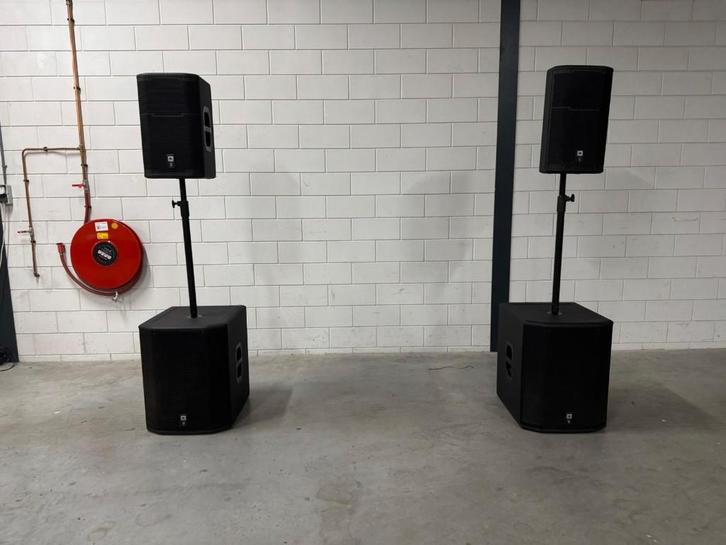 Complete JBL PRX set 2x618S + 2x612M, Audio, Tv en Foto, Luidsprekers, Gebruikt, Overige typen, 120 watt of meer, JBL, Ophalen